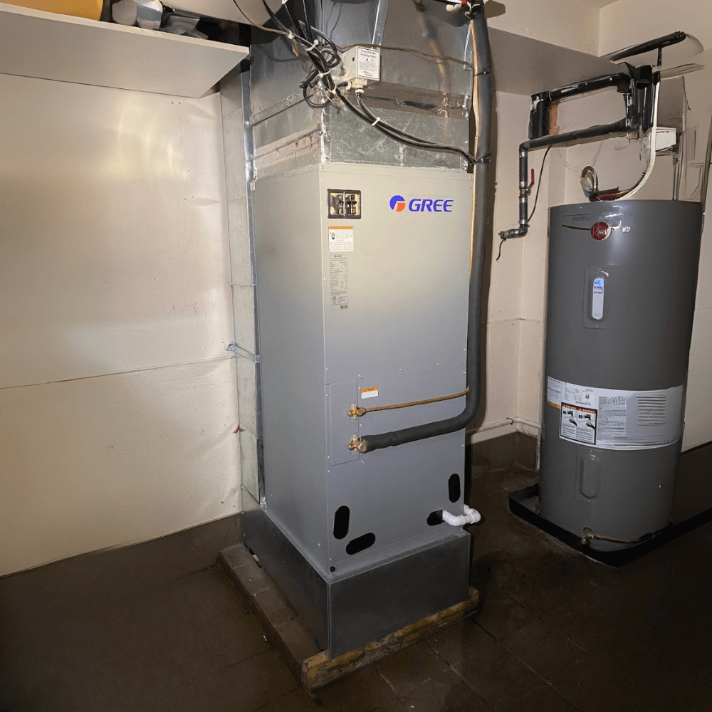 Réalisation fournaise à air pulsé